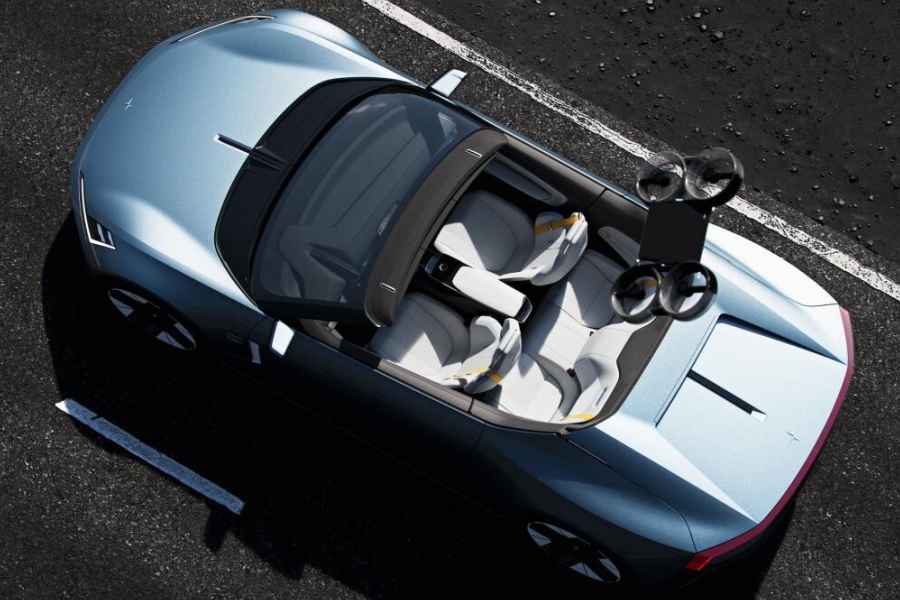 Lançamentos de Carros 2022 – Polestar O2 – o conversível com drone de fábrica | ABC Pneus | Rio de Janeiro
