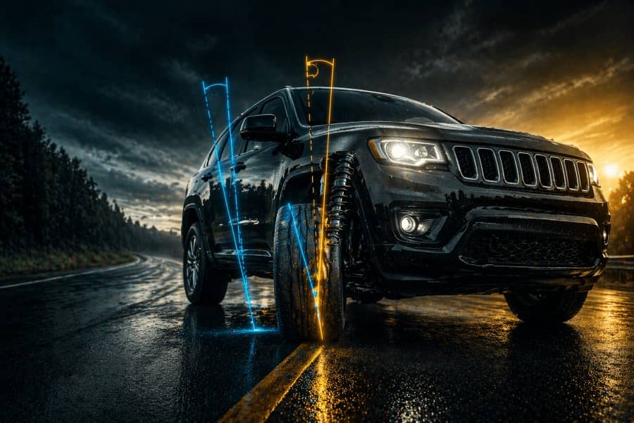 Cambagem e Caster em SUVs: O que são esses ângulos e como afetam a sua segurança? | ABC Pneus | Rio de Janeiro