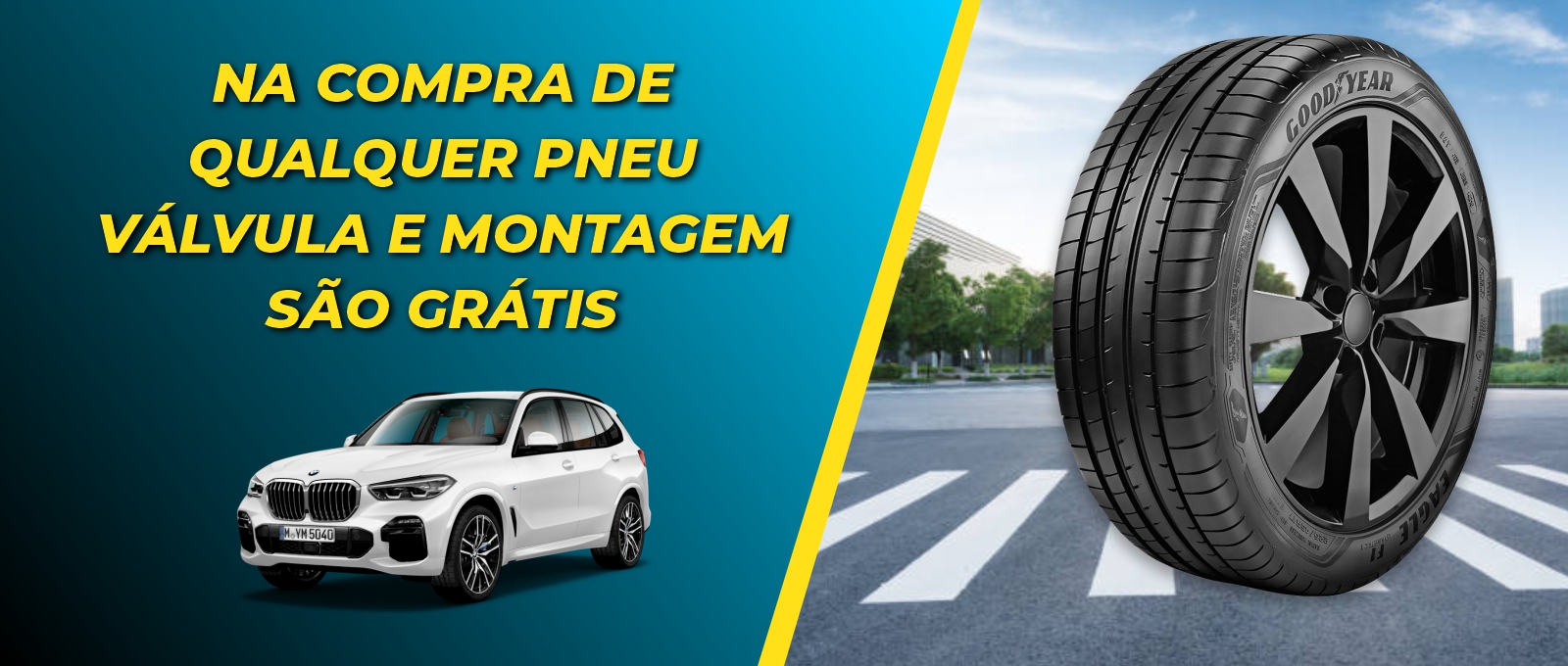 Pneus RJ - Válvula e montagem grátis